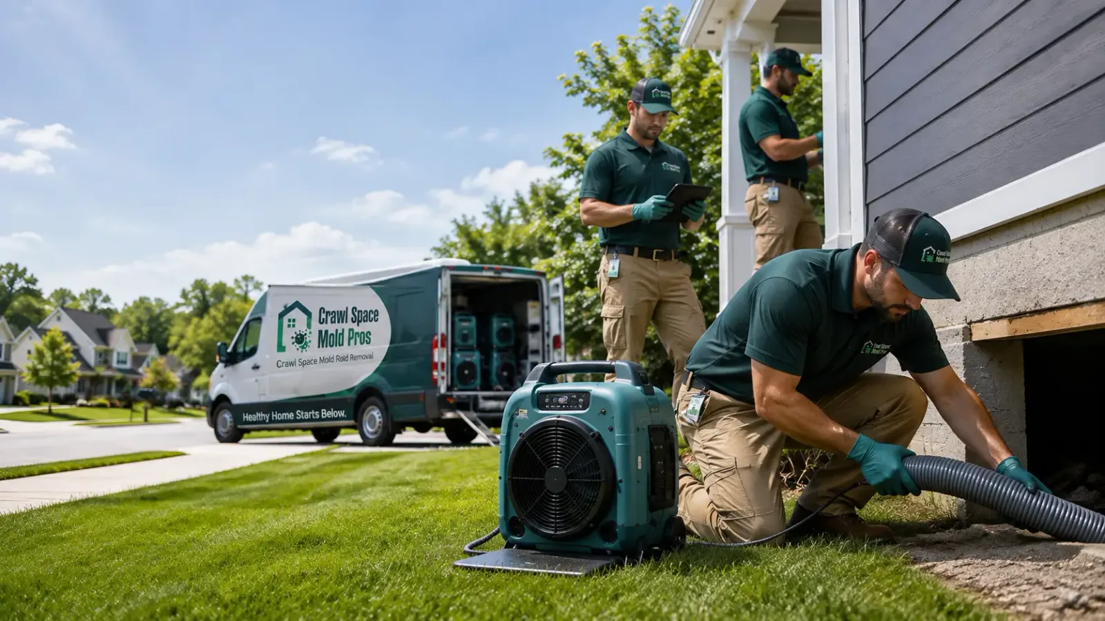 Crawl Space Mold Removal in Clay City, IL